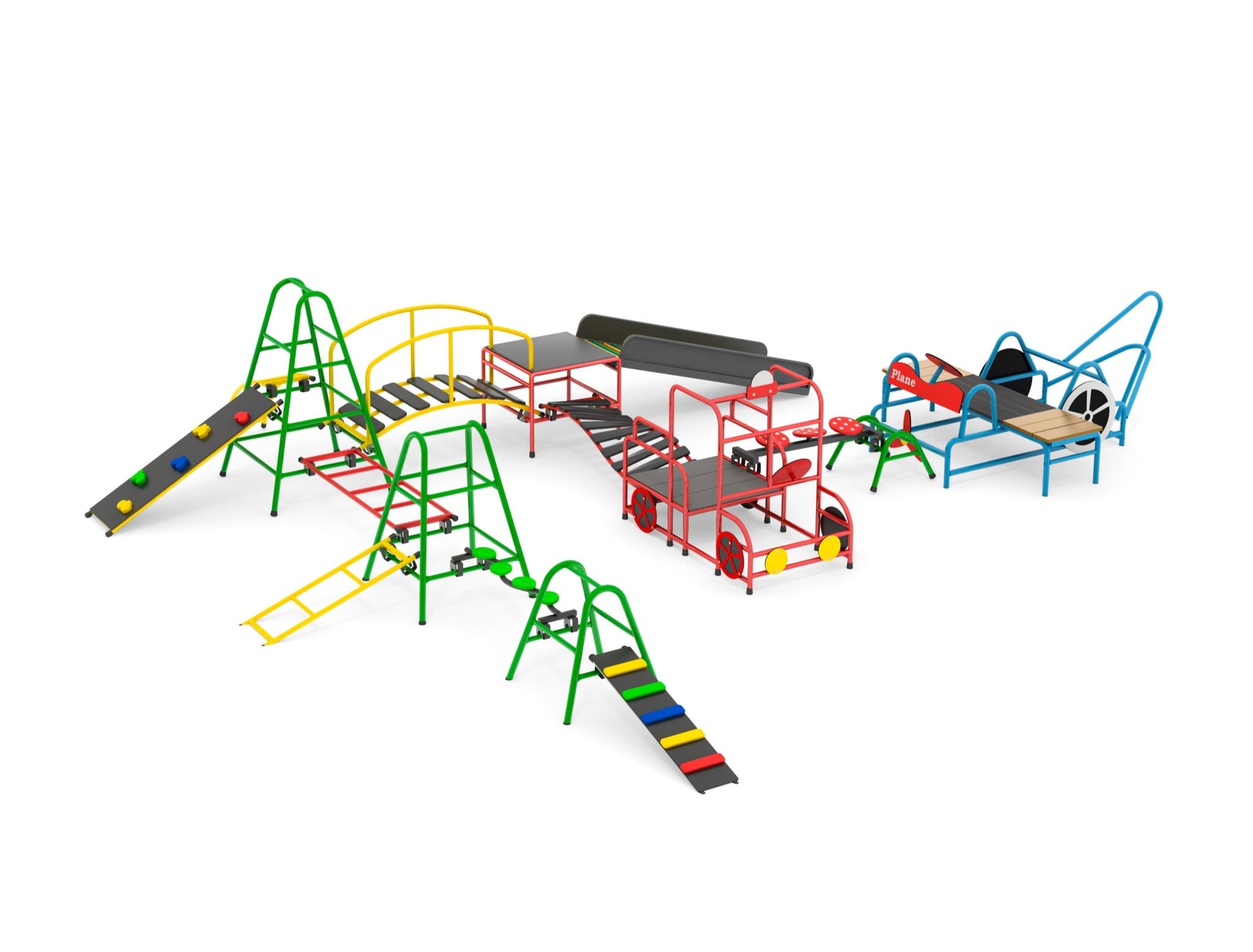 Wisdom - Wisdom - OXYGYM complete modulaire speeltoestellen voor kinderen - Playlaan