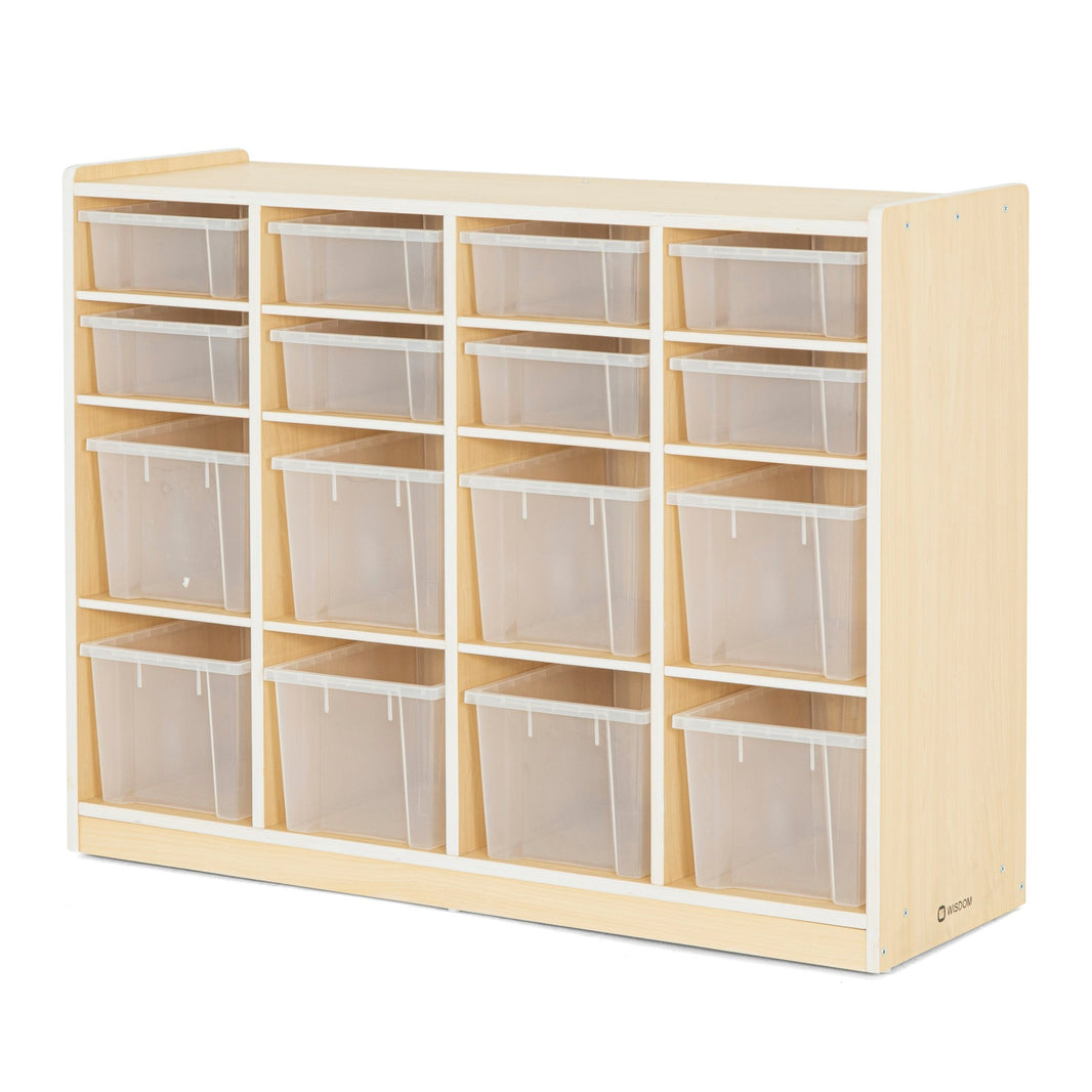 Wisdom - Wisdom - Shelf Cabinet with 16 Compartments, incl. Boxes - Playlaan