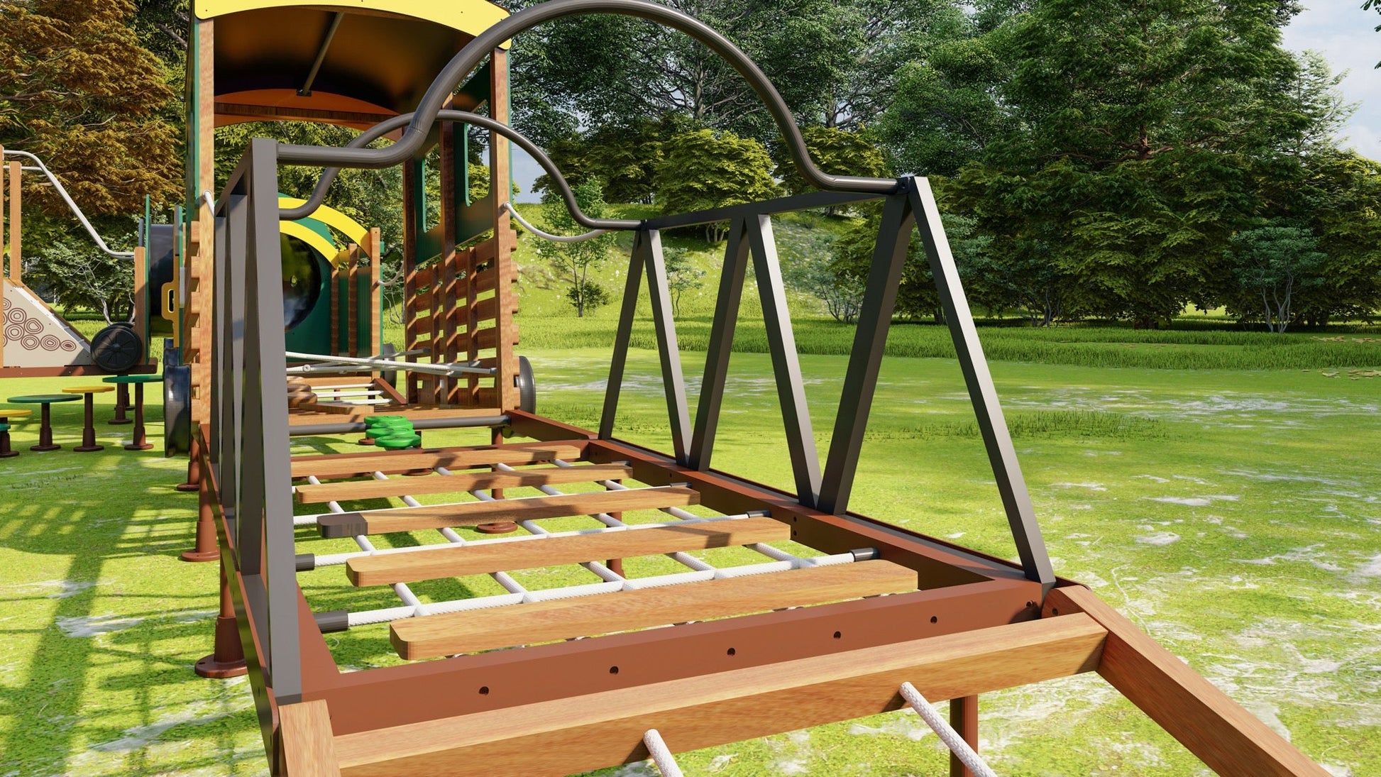 Wisdom - Wisdom - Trein speelset met kruiptunnel – 12 - delig - Playlaan