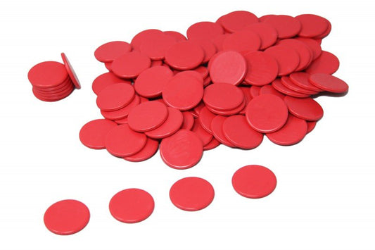 Wissner - Game chips red 100 pcs - Playlaan