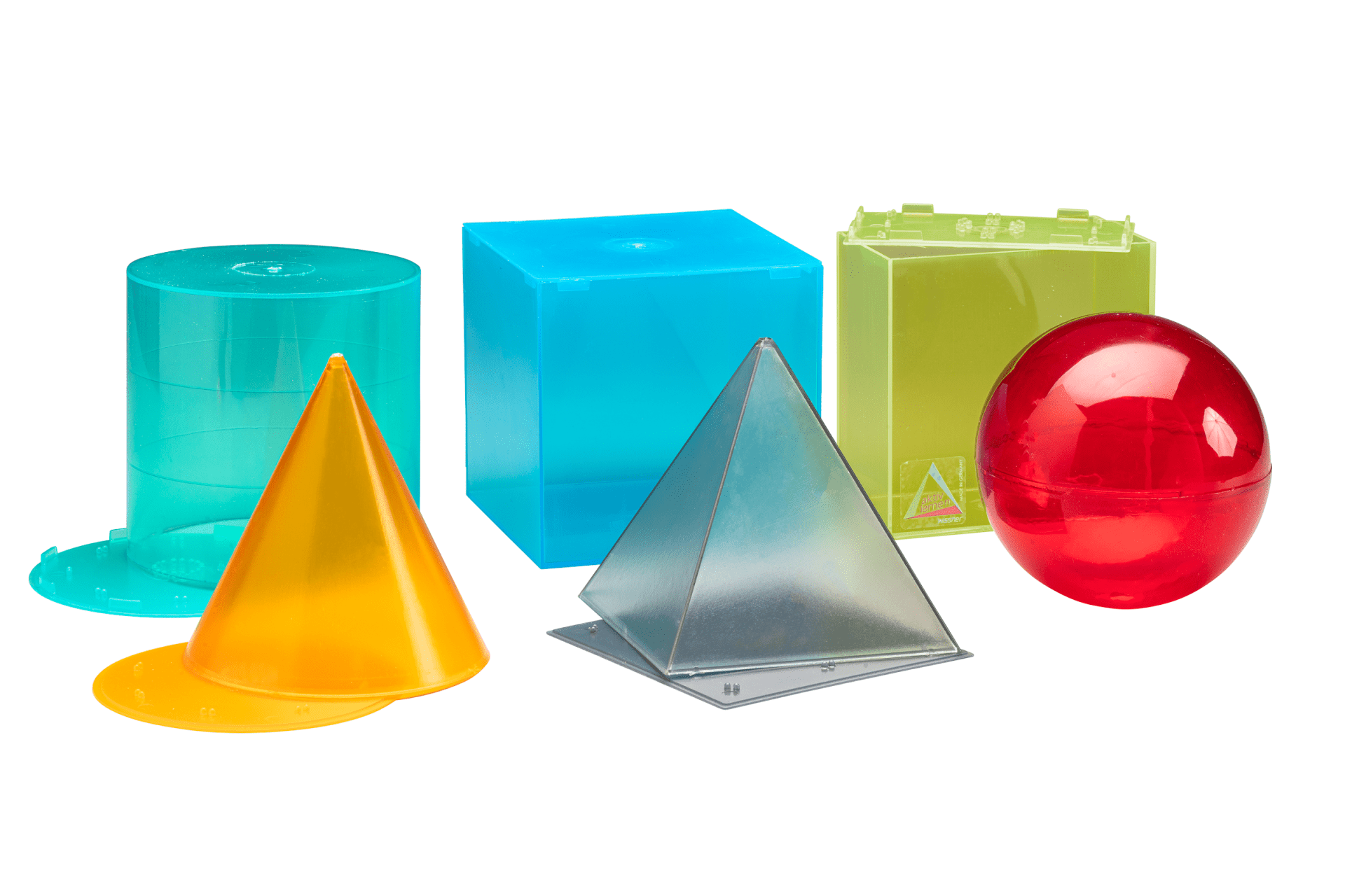 Wissner - Wissner - Geometrische lichamen transparant set van 6 - Playlaan