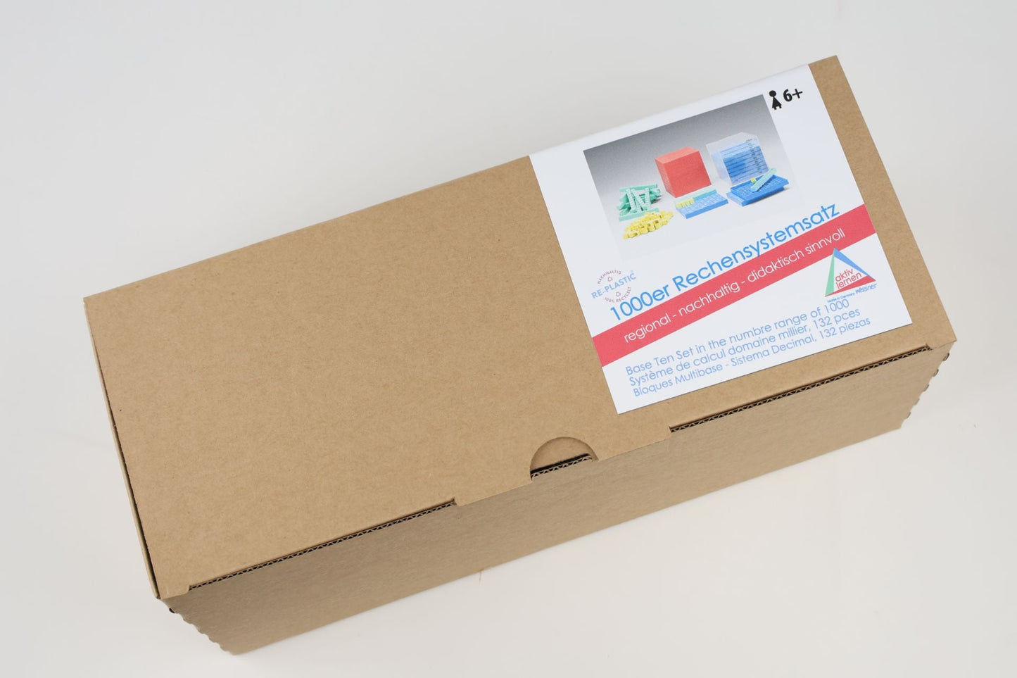 Wissner - Wissner - MAB rekenmateriaal met kubieke decimeter set 132 - delig - Playlaan