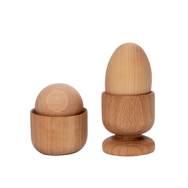 Wooden Story - Montessori Set - Egg, Ball and Cup - Playlaan