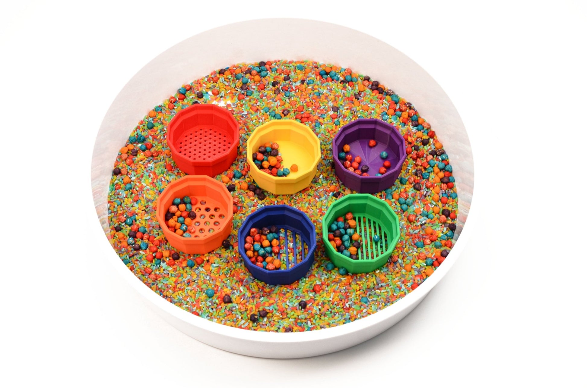 X-Creator - X-Creator - Zeefjes set groot - Regenboog 6st - Playlaan