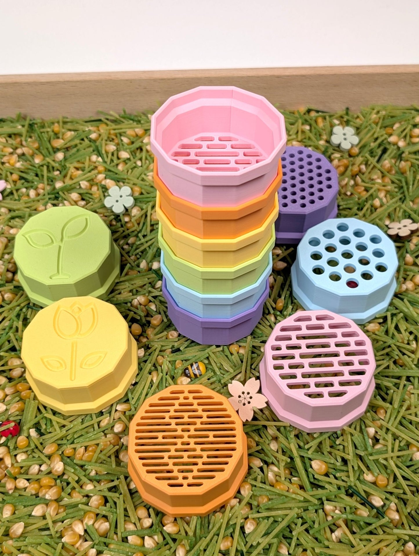 X-Creator - X-Creator - Zeefjes set klein - Pastel 6st - Playlaan