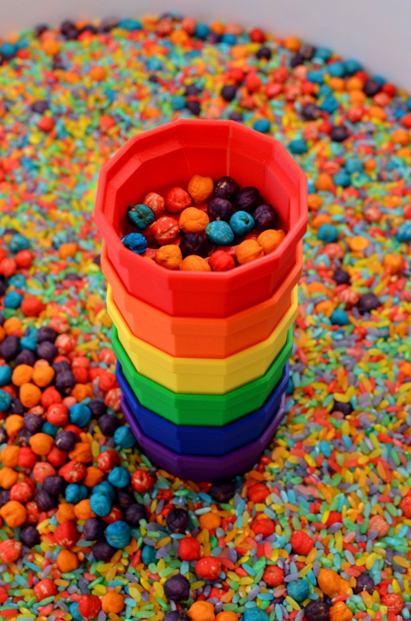X-Creator - X-Creator - Zeefjes set klein - Regenboog 6st - Playlaan