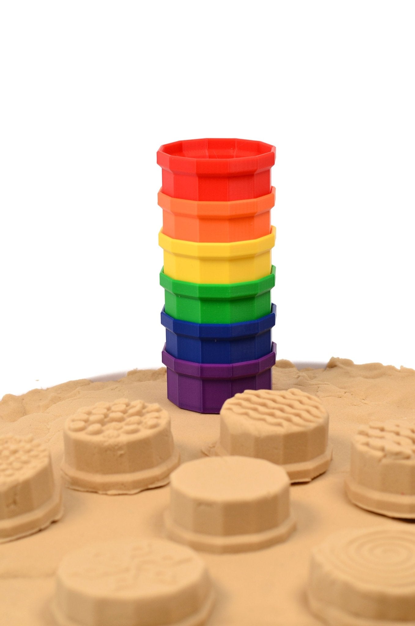 X-Creator - X-Creator - Zeefjes set klein - Regenboog 6st - Playlaan