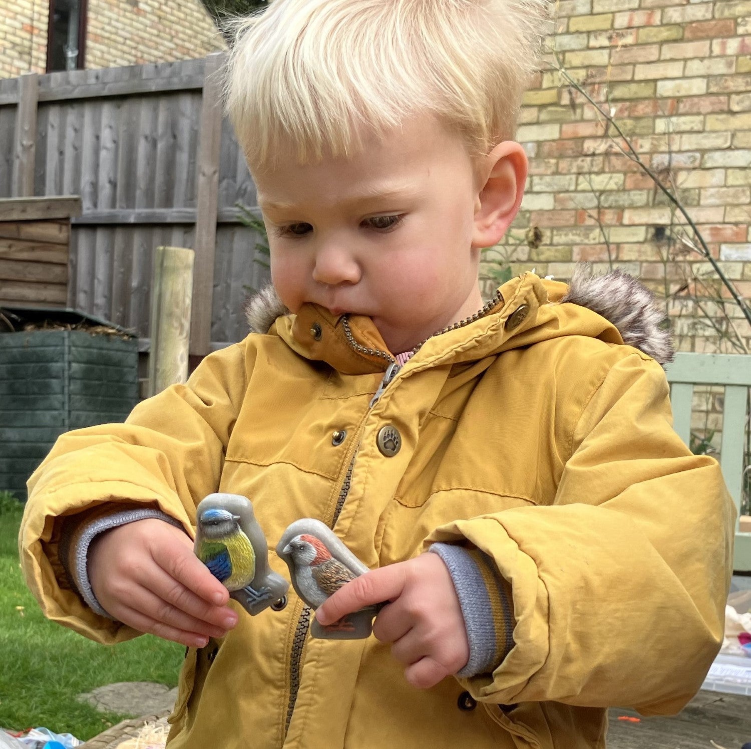 Yellow Door - Sensorische Speelstenen - Vogels - Playlaan