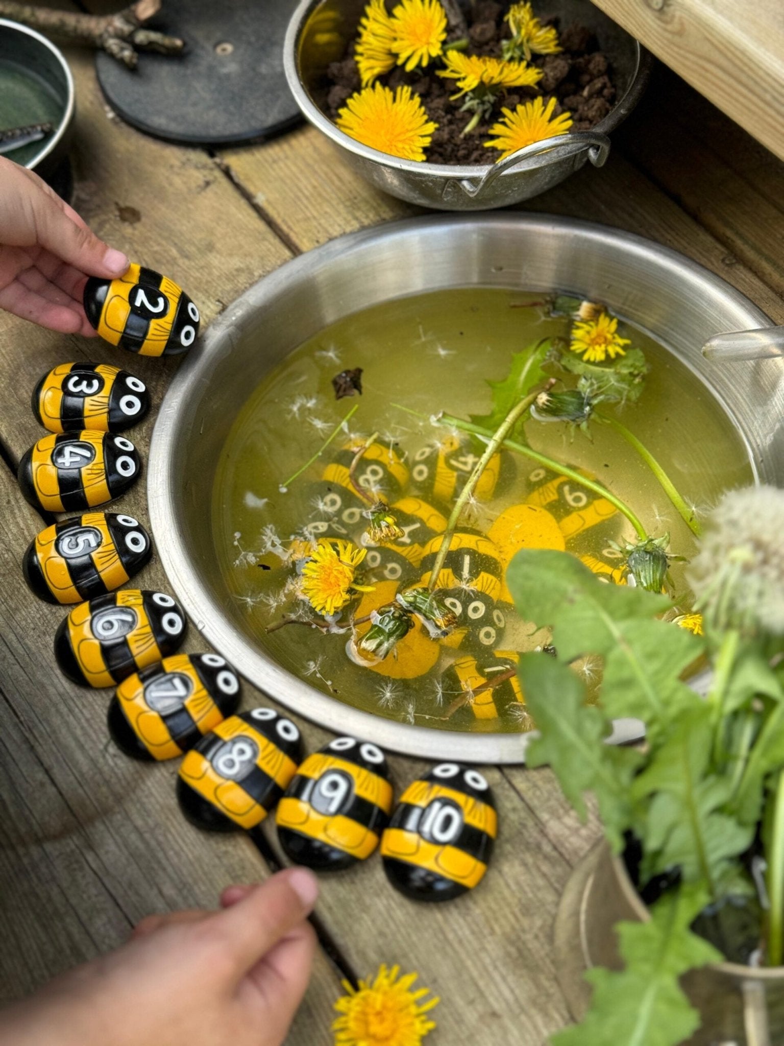 Yellow Door - Yellow door - Educatieve honingbij cijferset - Playlaan