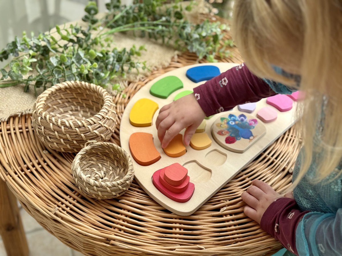 Yellow Door - Yellow door - Educatieve patroon - en speelset pauw - Playlaan