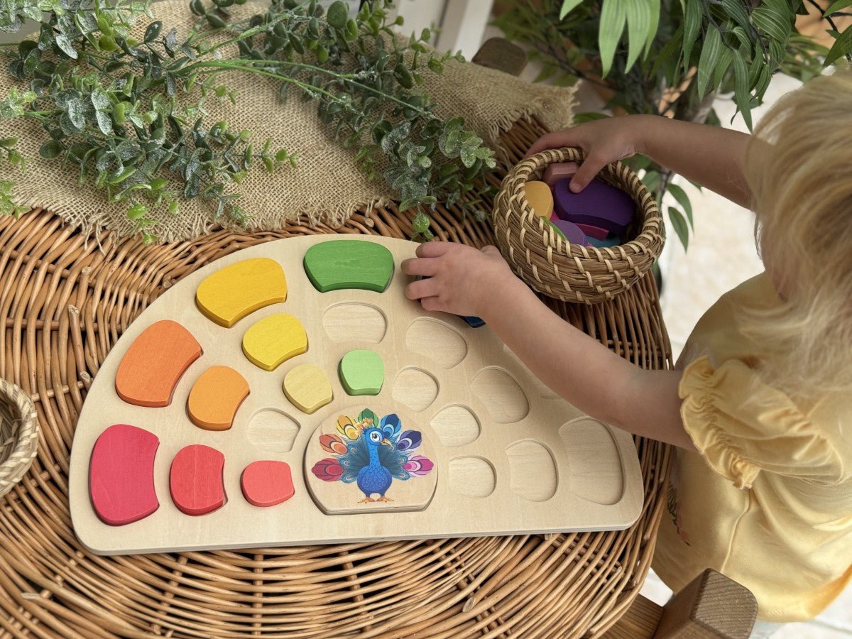 Yellow Door - Yellow door - Educatieve patroon - en speelset pauw - Playlaan