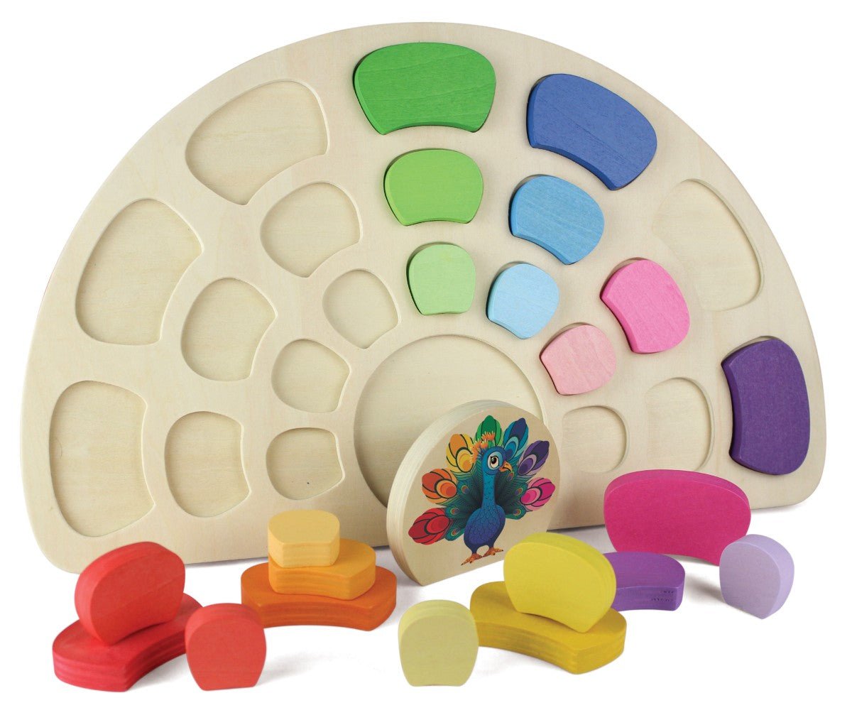 Yellow Door - Yellow door - Educatieve patroon - en speelset pauw - Playlaan