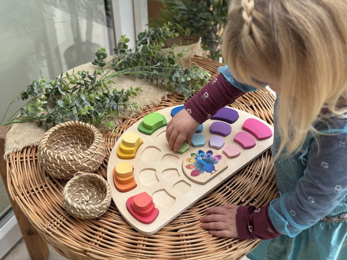 Yellow Door - Yellow door - Educatieve patroon - en speelset pauw - Playlaan