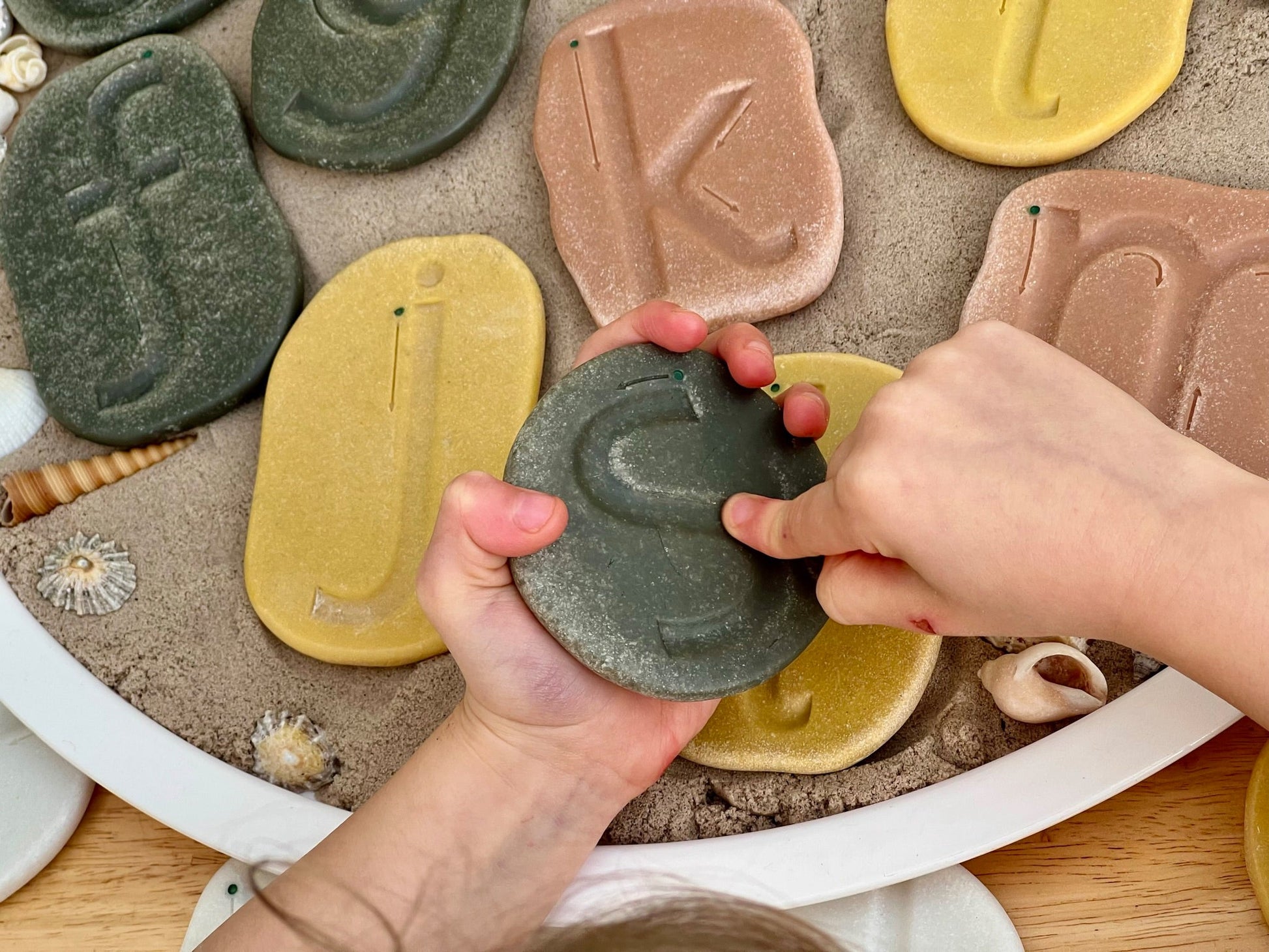 Yellow Door - Yellow Door - Feels - Write Lowercase Letter Stones - Playlaan