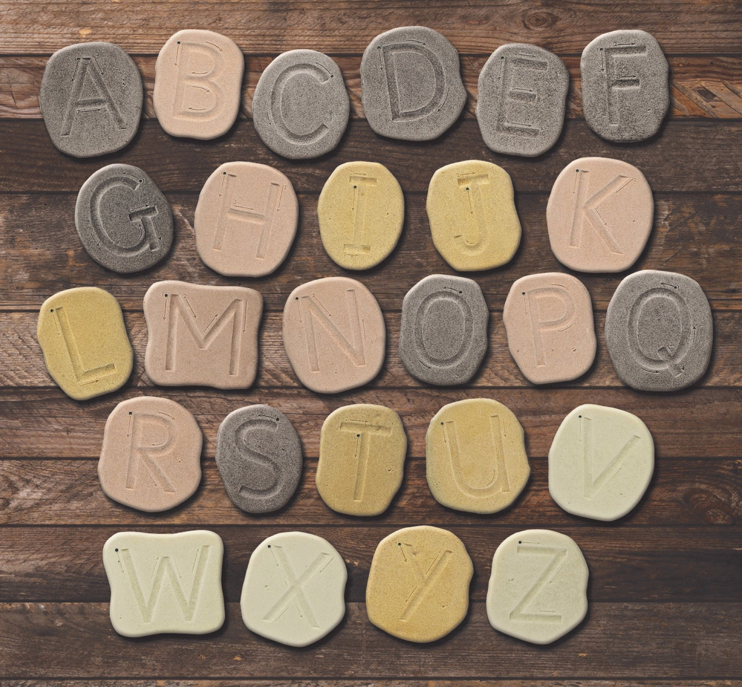 Yellow Door - Yellow Door - Feels - Write Uppercase Letter Stones - Playlaan