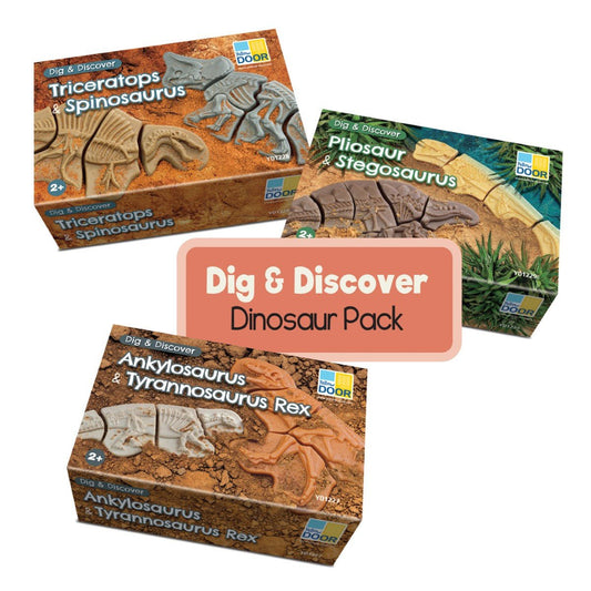 Yellow Door - Yellow door - Graaf en ontdek – dinosaurus set - Playlaan