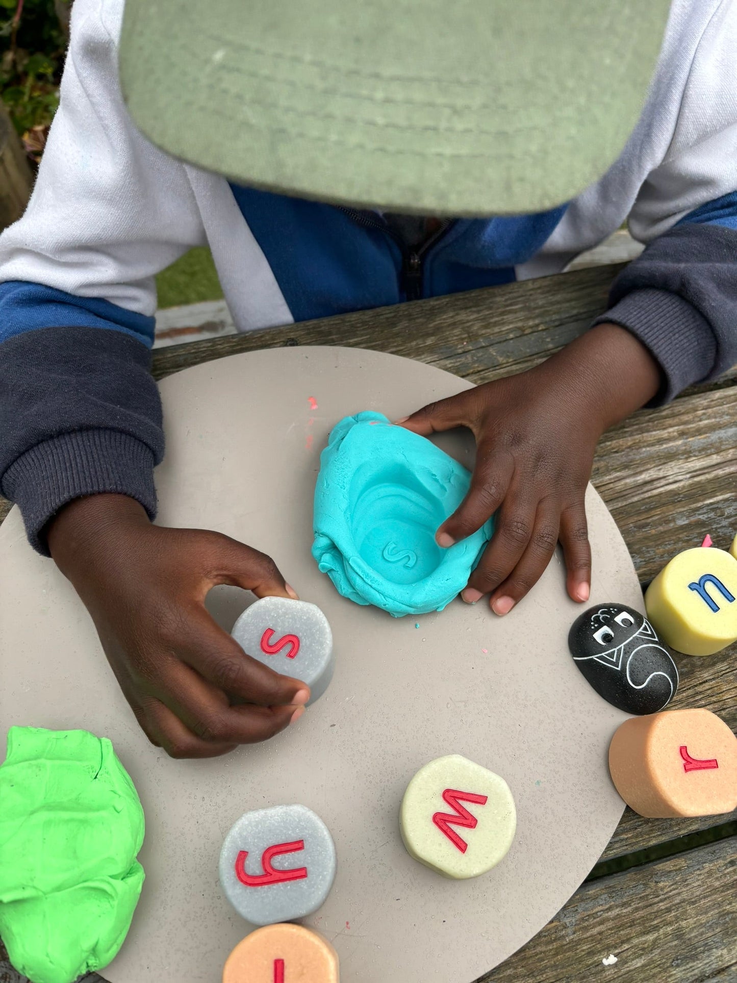 Yellow Door - Yellow Door - Lowercase Alphabet Stamping Stones - Playlaan