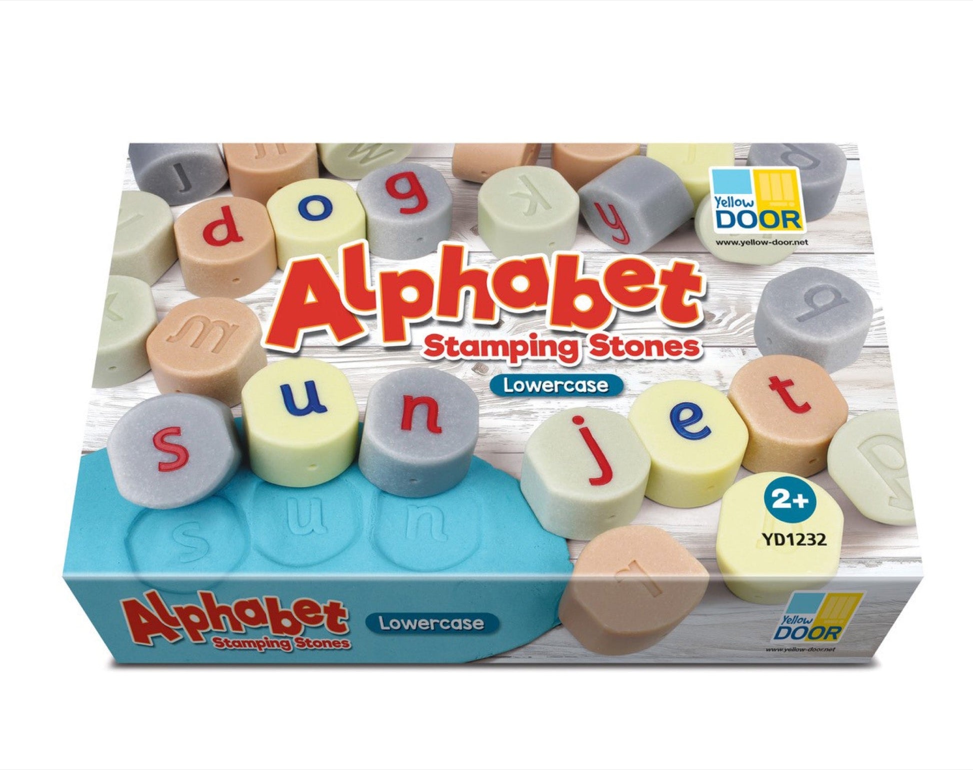 Yellow Door - Yellow Door - Lowercase Alphabet Stamping Stones - Playlaan