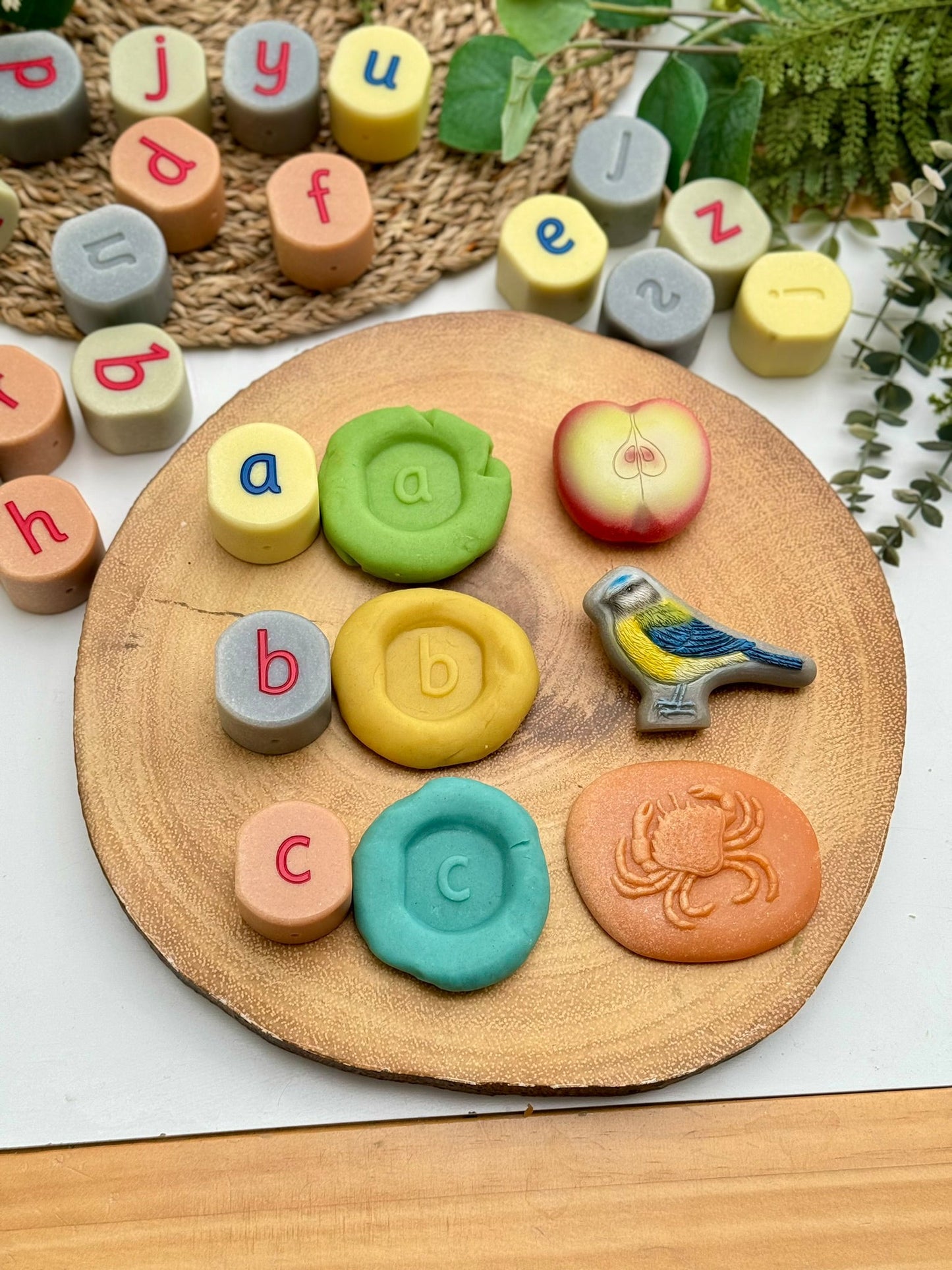 Yellow Door - Yellow Door - Lowercase Alphabet Stamping Stones - Playlaan