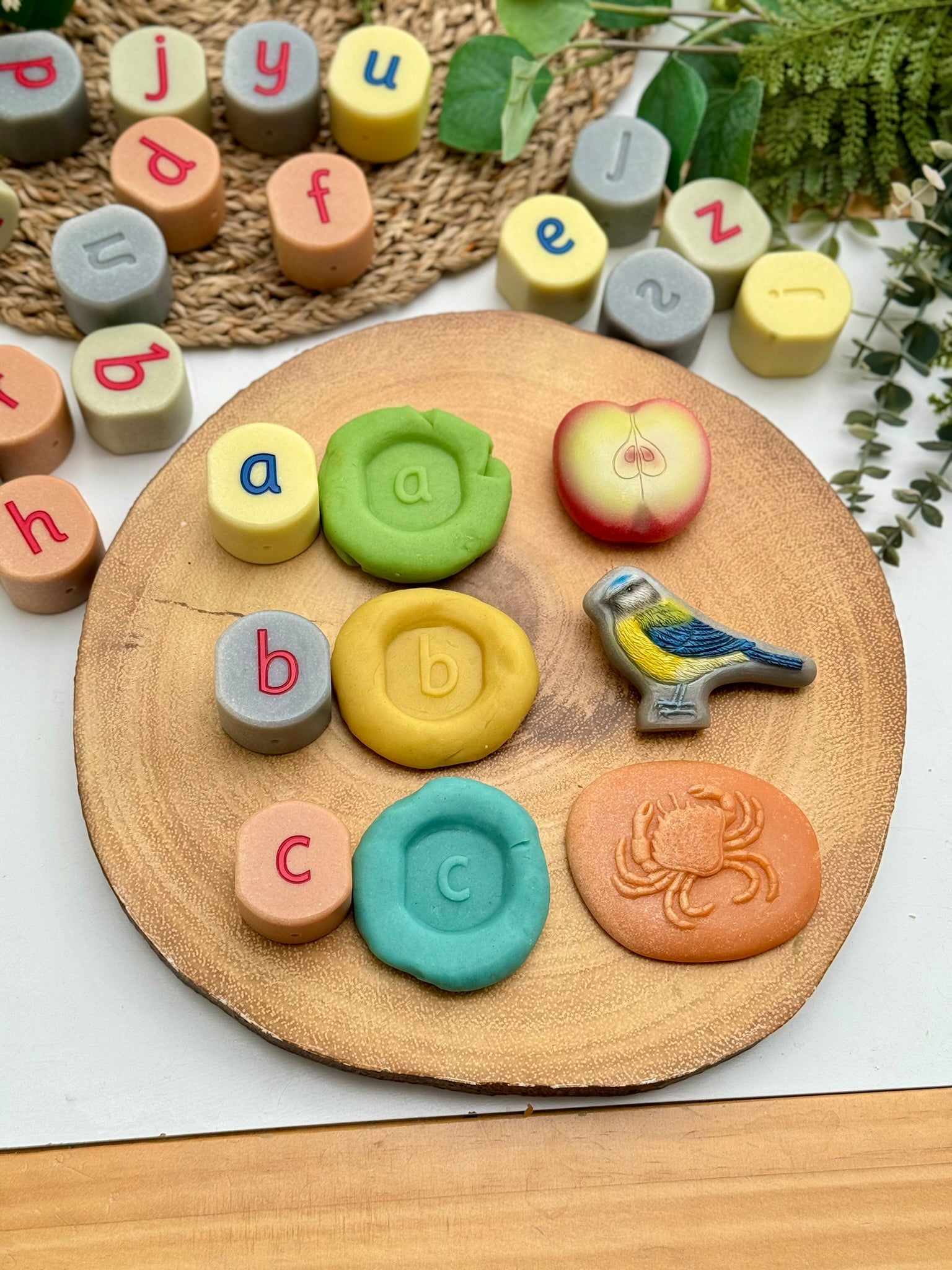 Yellow Door - Yellow Door - Lowercase Alphabet Stamping Stones - Playlaan