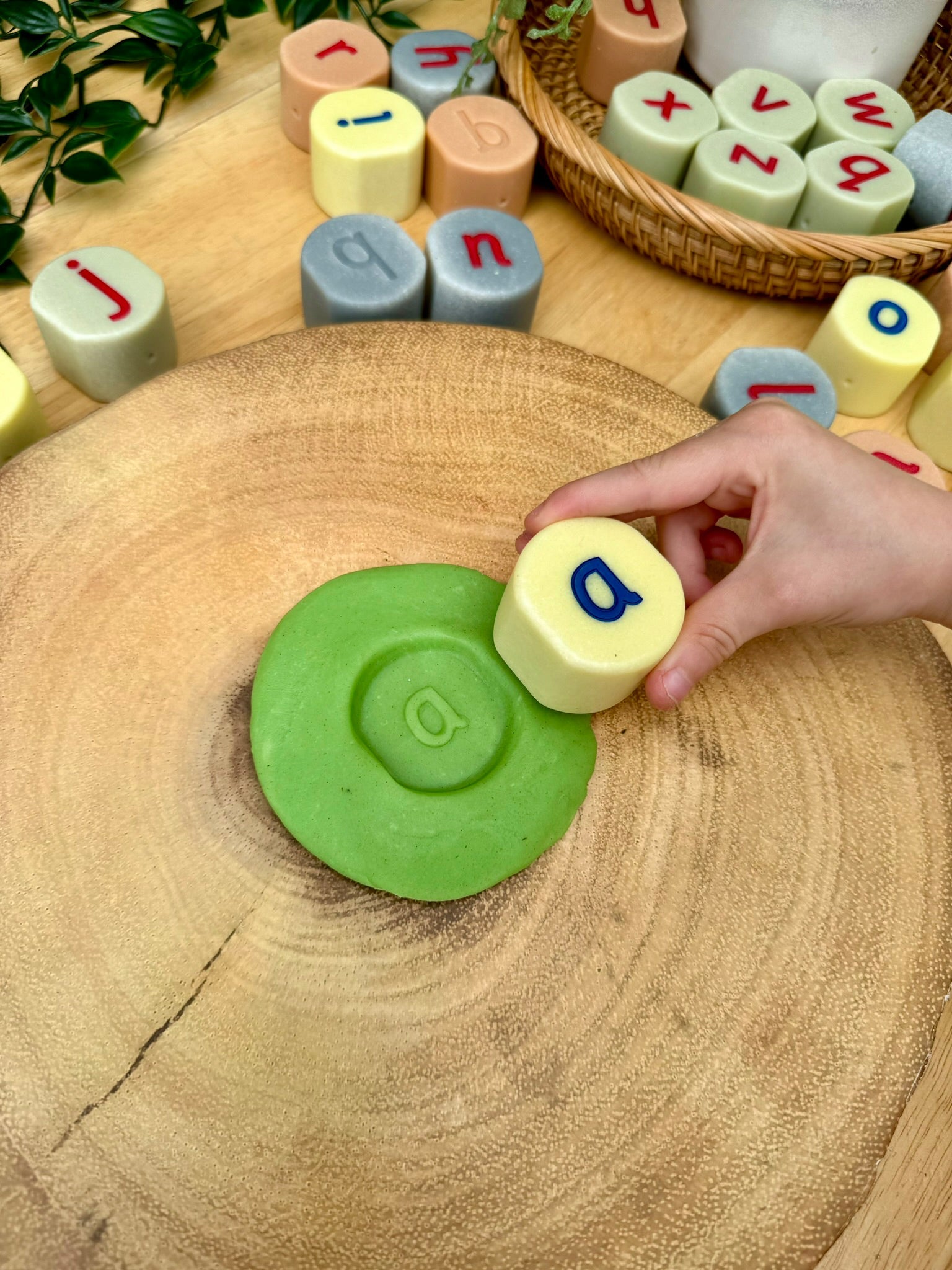 Yellow Door - Yellow Door - Lowercase Alphabet Stamping Stones - Playlaan