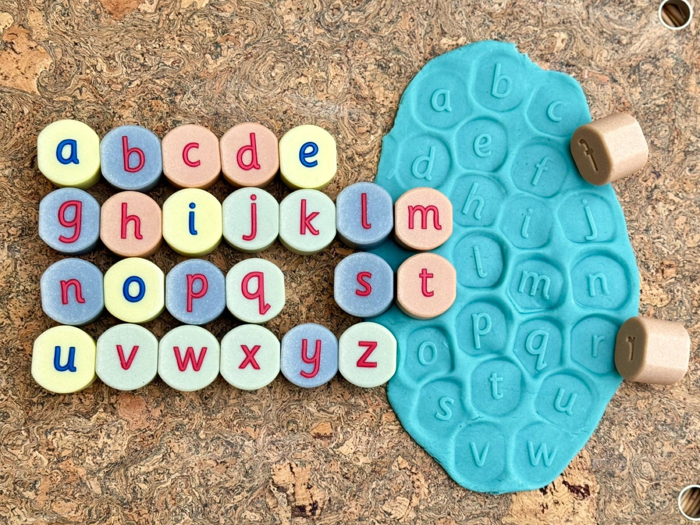 Yellow Door - Yellow Door - Lowercase Alphabet Stamping Stones - Playlaan