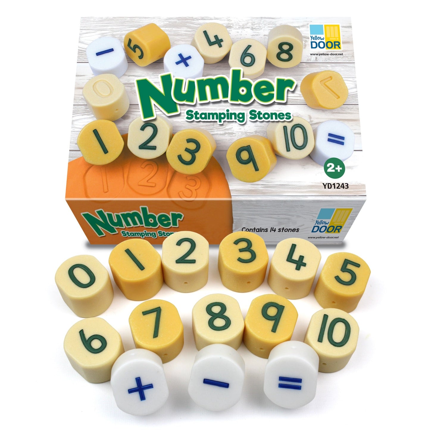 Yellow Door - Yellow Door - Number Stamping Stones - Playlaan