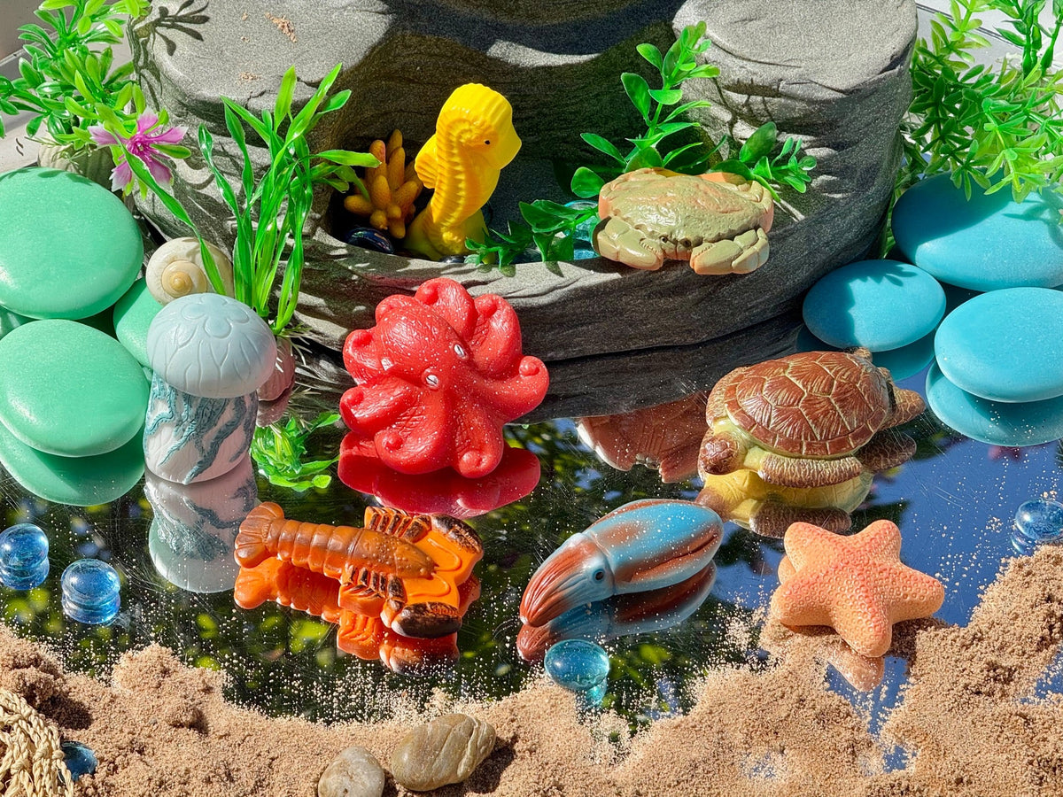Yellow Door - Yellow Door - Sensory Play Stones - Ocean Life - Playlaan