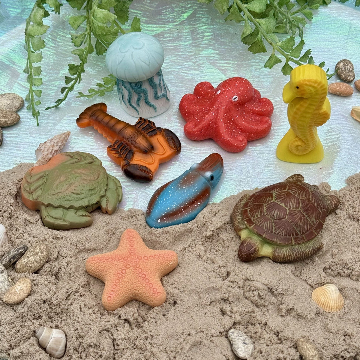 Yellow Door - Yellow Door - Sensory Play Stones - Ocean Life - Playlaan