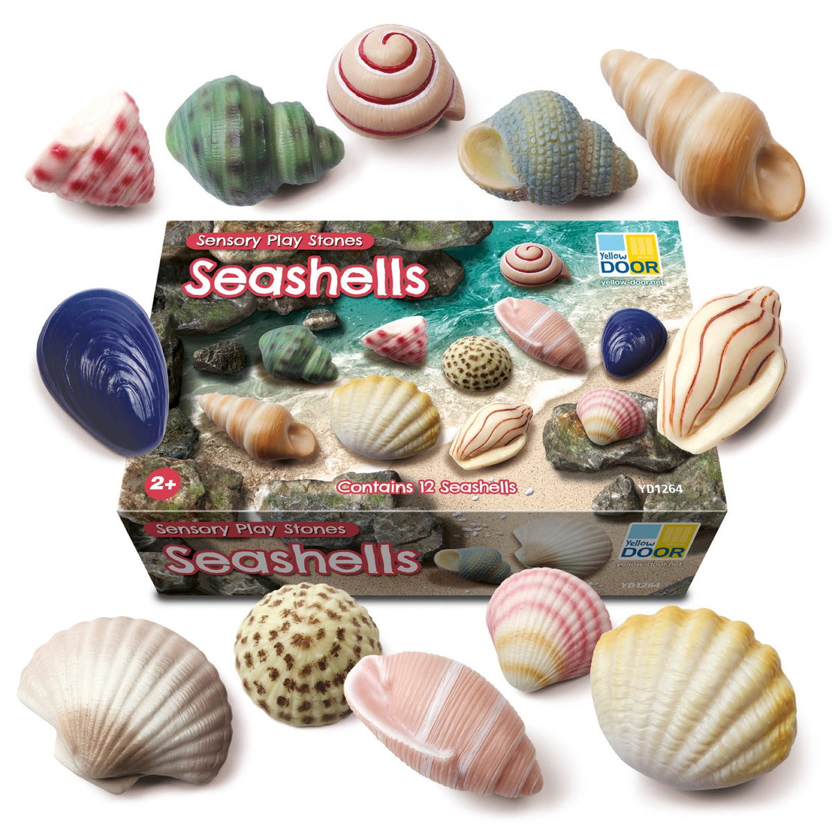Yellow Door - Yellow Door - Sensory Play Stones - Seashells - Playlaan