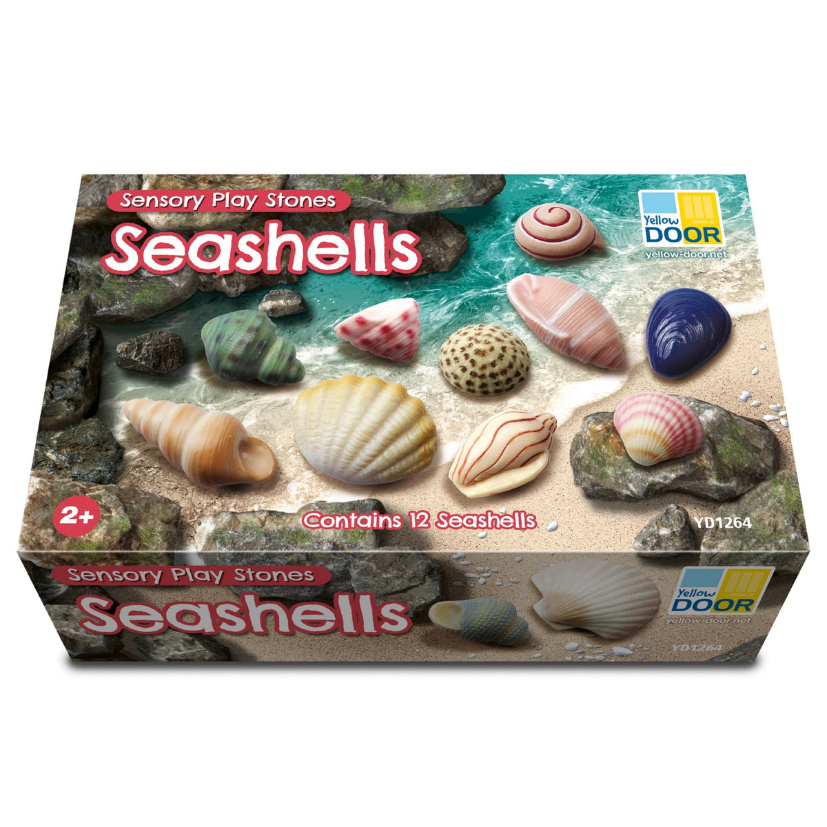 Yellow Door - Yellow Door - Sensory Play Stones - Seashells - Playlaan