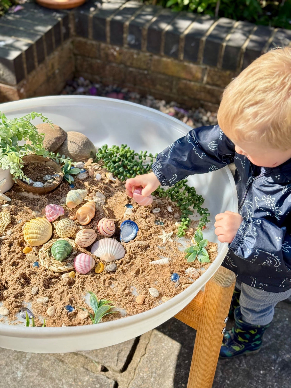 Yellow Door - Yellow Door - Sensory Play Stones - Seashells - Playlaan