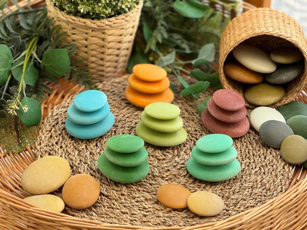 Yellow Door - Yellow door - Sorteerstenen natuur – educatieve set - Playlaan