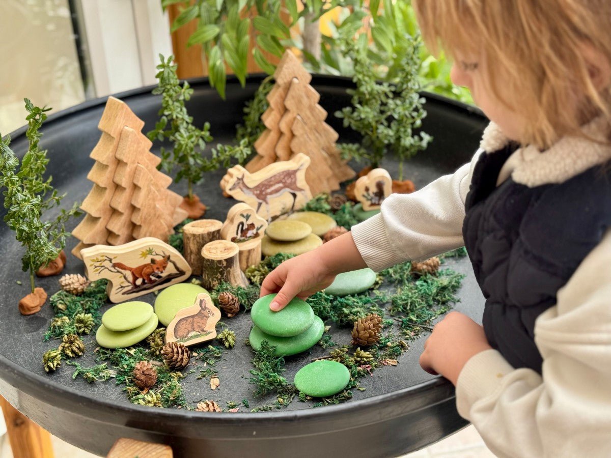 Yellow Door - Yellow door - Sorteerstenen natuur – educatieve set - Playlaan