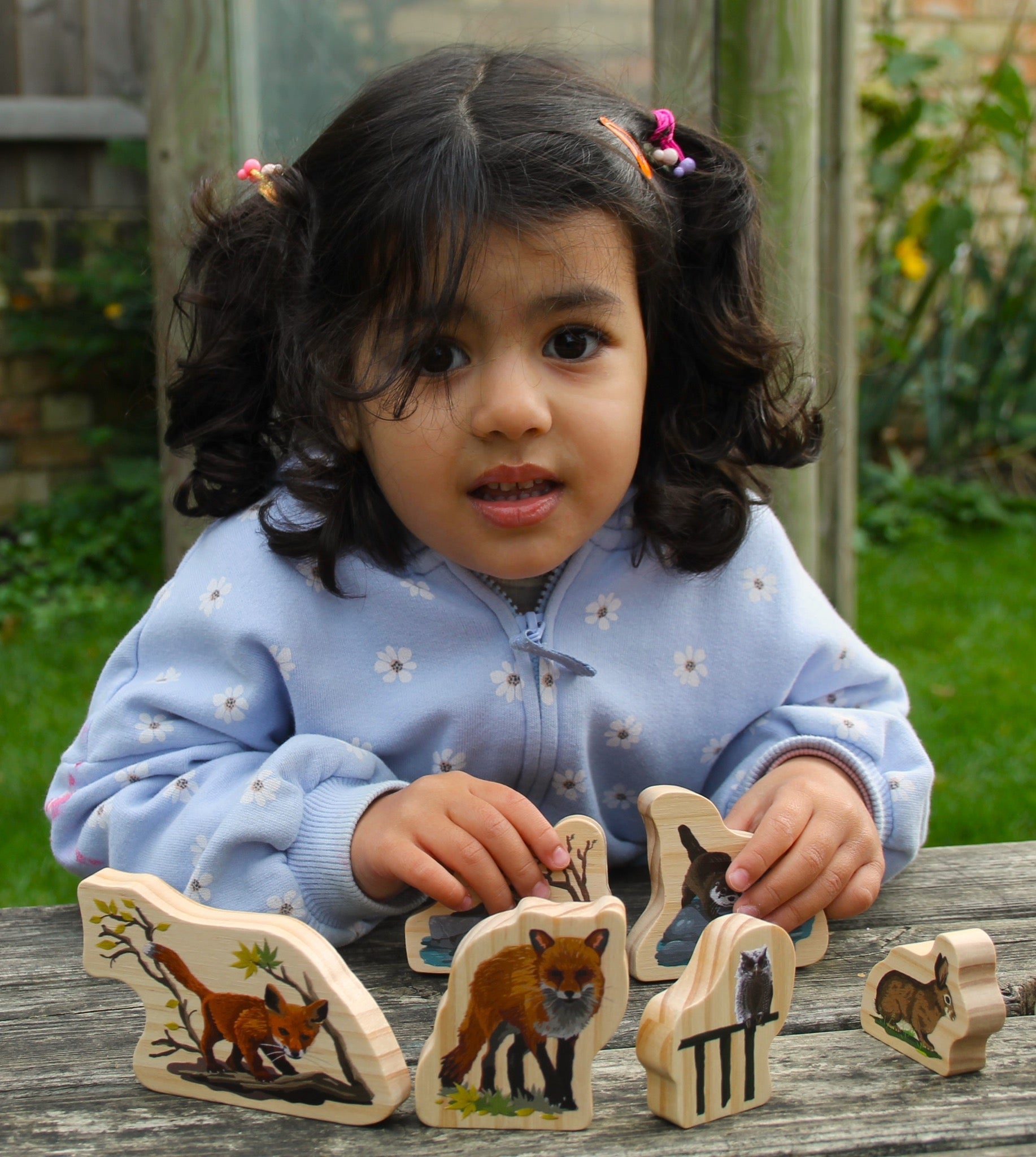Yellow Door - Yellow Door - Woodland Animal Families Wooden Characters - Playlaan