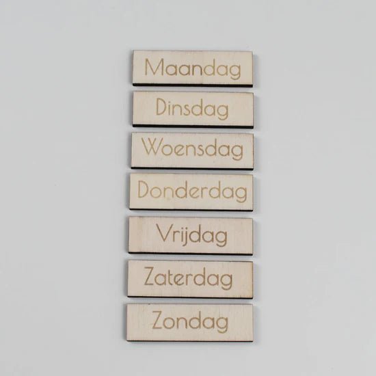 Your Little Family - Your Little Family - Dagen van de week pictogrammen - Playlaan