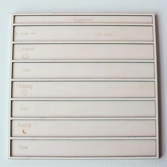 Your Little Family - Your Little Family - Dagplanner hout - stel het zelf samen! - Playlaan