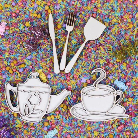 Your Little Family - Your Little Family - Houten Speelfiguren High Tea - Playlaan