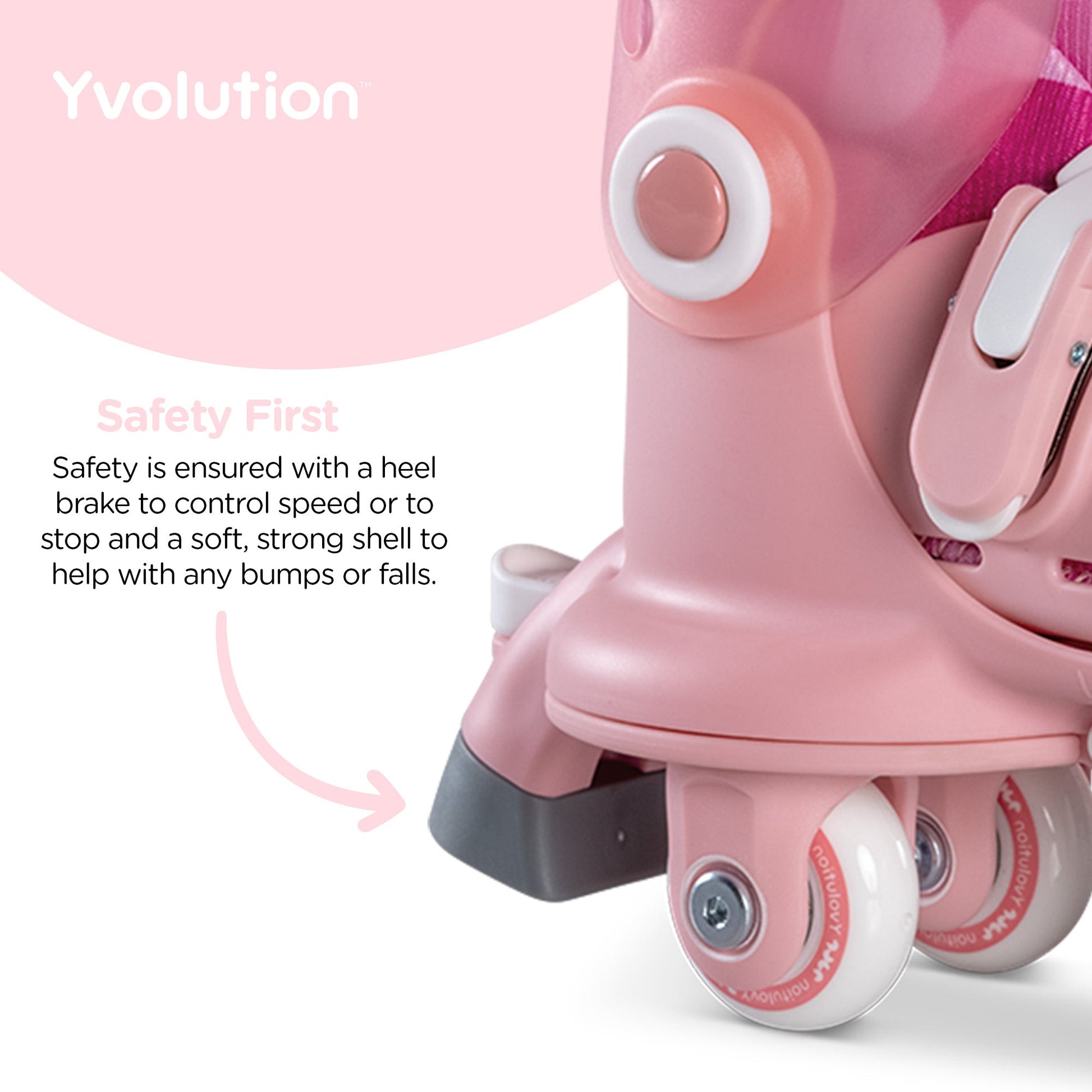 Yvolution - Yvolution - Twista Skates - Roze (30 - 34)P6 - Playlaan