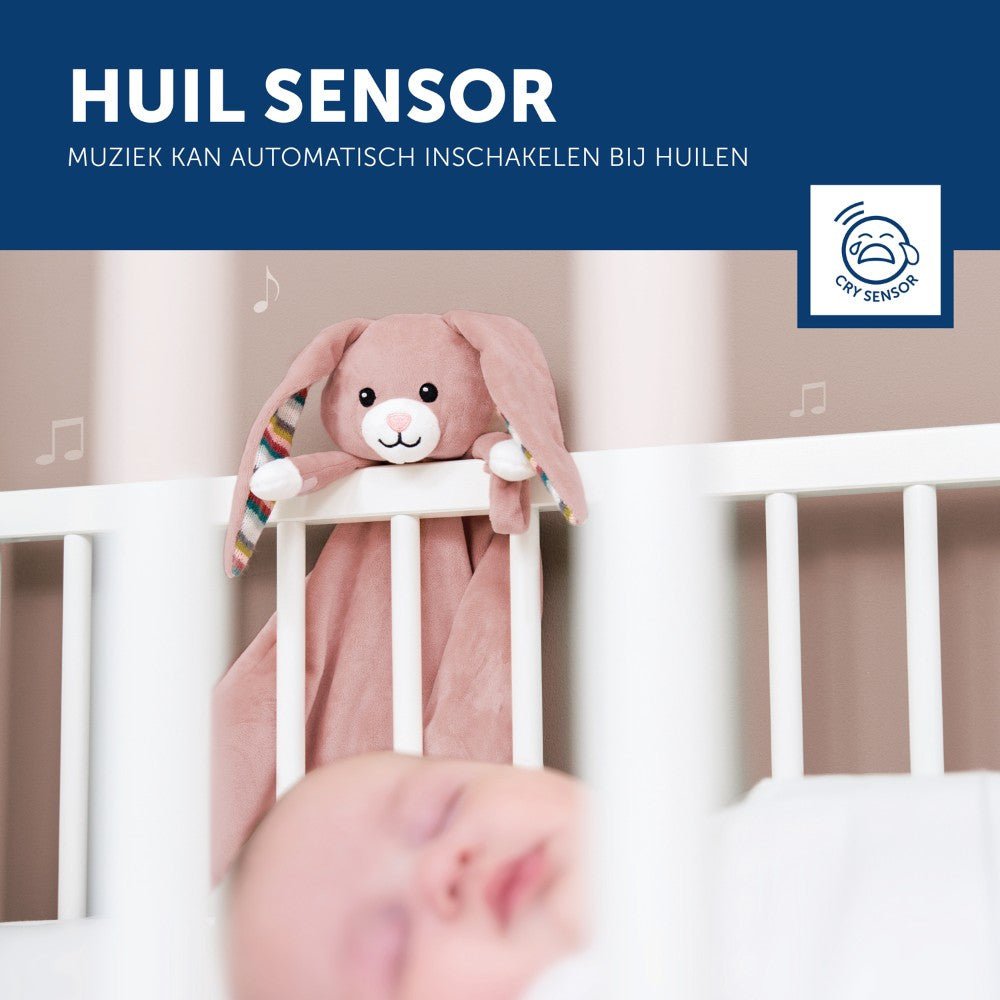 Zazu - Zazu - Baby comforter bunny Becky pink - Playlaan