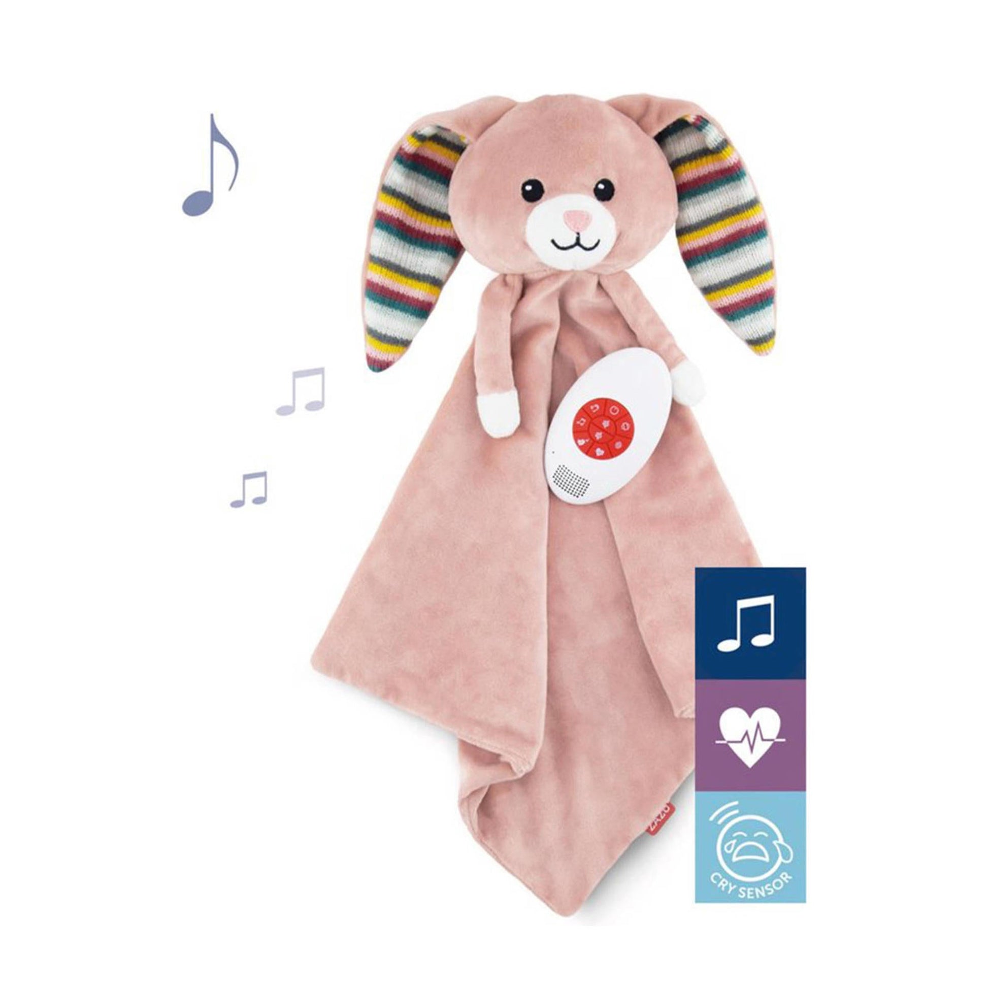 Zazu - Zazu - Baby comforter bunny Becky pink - Playlaan