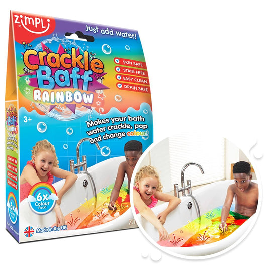 Zimpli Kids - Zimpli Crackle Baff Rainbow - Sensorisch Waterspeelgoed - Playlaan