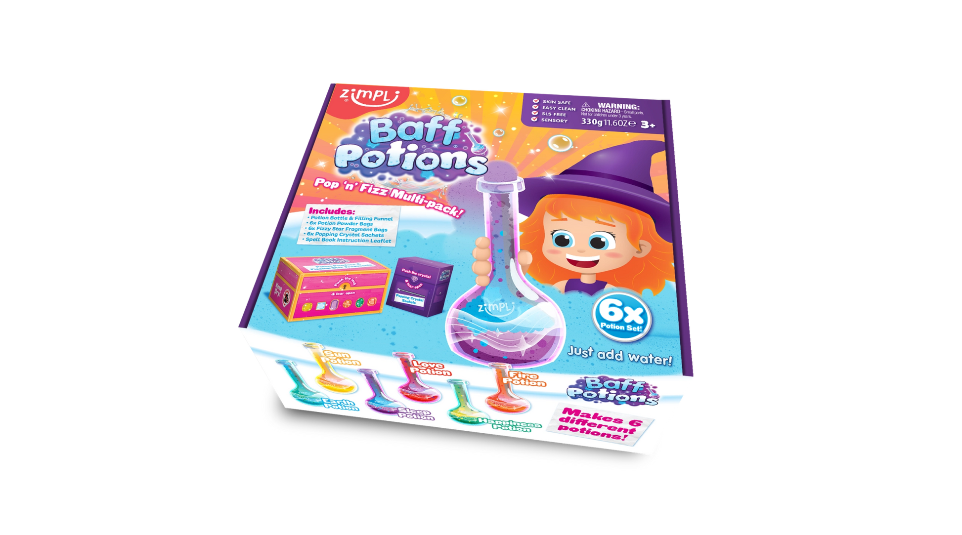 Zimpli Kids - Zimpli Kids - Baff Potions - Pop'n'Fizz Multipack - Playlaan