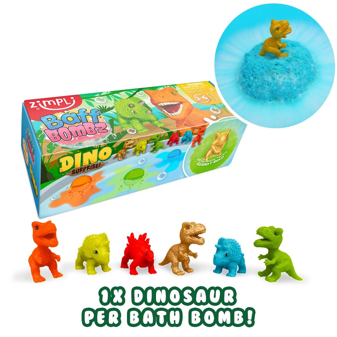 Zimpli Kids - Zimpli Kids - Bruisballen Dino Surprise 3st - Playlaan