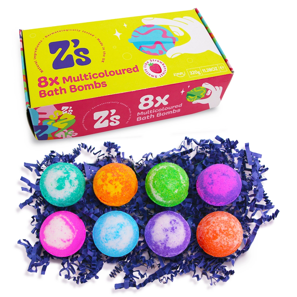 Zimpli Kids - Zimpli Kids - Handgemaakte vegan badbommen met geur - set (8st) - Playlaan