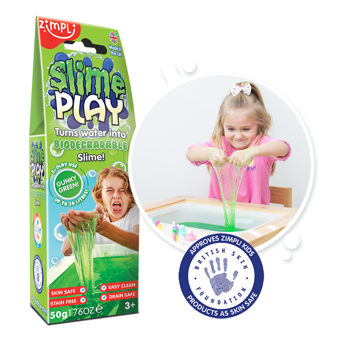 Zimpli Kids - Zimpli Kids - Slime Play Multi-sensorisch spel Doe-het-zelf slimespeelgoed - Playlaan