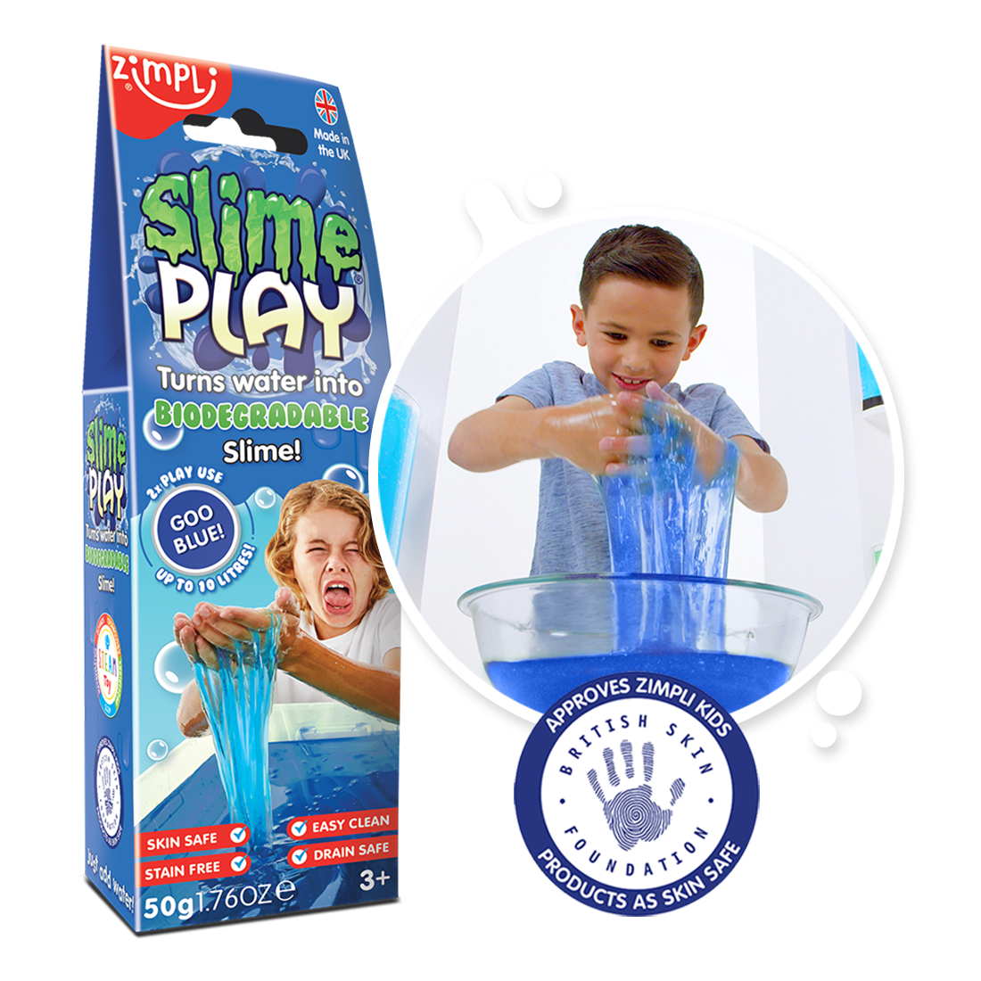 Zimpli Kids - Zimpli Kids - Slime Play Multi-sensorisch spel Doe-het-zelf slimespeelgoed - Playlaan