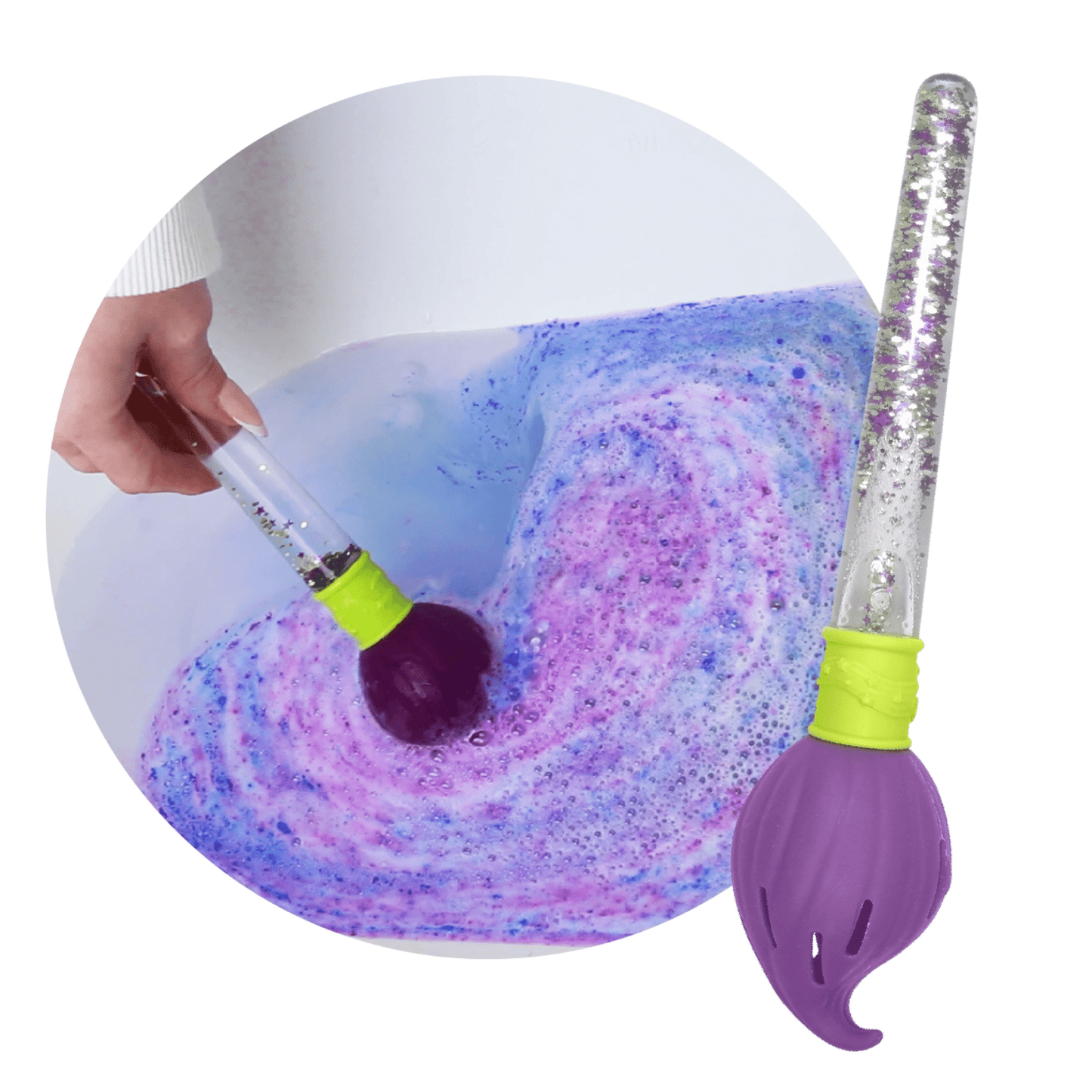 Zimpli Kids - Zimpli Kids - Toverkwast met bruisballen en kleurtabletten set - Playlaan