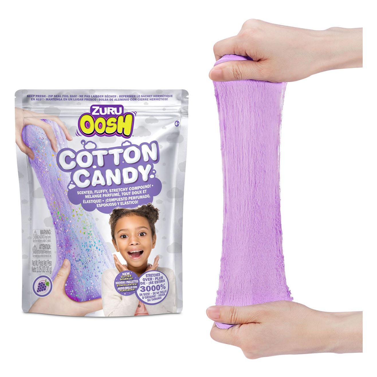 ZURU - ZURU - Oosh Cotton Candy suikerspingeur - assorti - Playlaan
