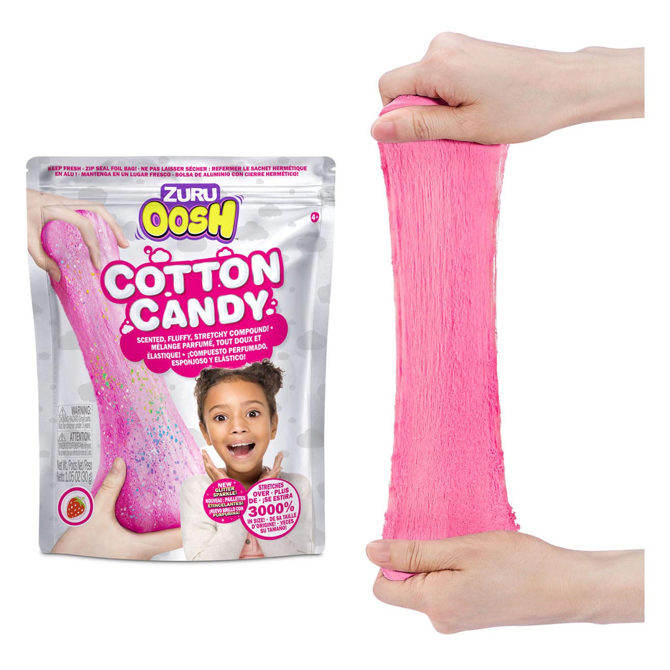 ZURU - ZURU - Oosh Cotton Candy suikerspingeur - assorti - Playlaan